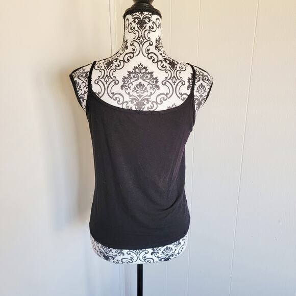 ASOS Curve Black Scoopneck Tank Top - Picture 2 of 3